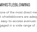 whistleblowing